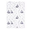 Hudson Baby Infant Boy Cotton Flannel Burp Cloths 7pk, Sailboat, One Size - 2 of 2