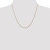 Black Bow Jewelry 0.8mm, 14k Yellow Gold, Round Snake Chain Necklace - 2 of 4