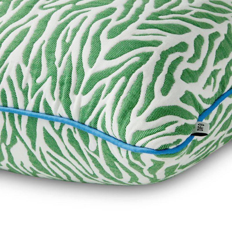 Sea Twig Green 12&#34;x48&#34; Long Lumbar Toss Pillow Green - DVF for Target, 3 of 4