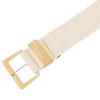 INSPIRE CHIC Women's Wide Braided Elastic Casual Pin Buckle Decorative Waist Belt - 2 of 4