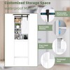 Over The Toilet Storage Cabinet with Adjustable Shelf and Door - 2 of 4