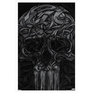 Trends International Zimer - Skull Framed Wall Poster Prints - 1 of 4