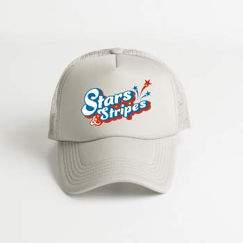 Simply Sage Market Stars And Stripes Firework Foam Trucker Hat