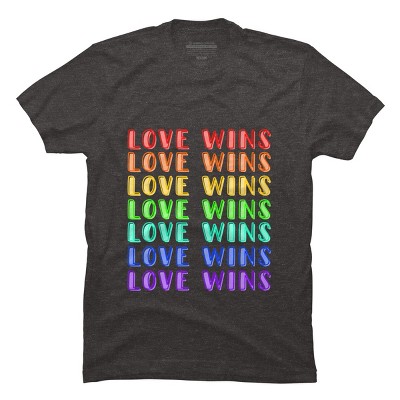 Adult Design By Humans Humans Love Wins Pride Repeat By CNTT668 T-Shirt