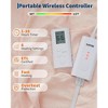 Heated Blanket, Ruffle Electric Quilt with Wireless LCD Controller, Machine Washable Warming Blanket with Overheat Protection - 3 of 4