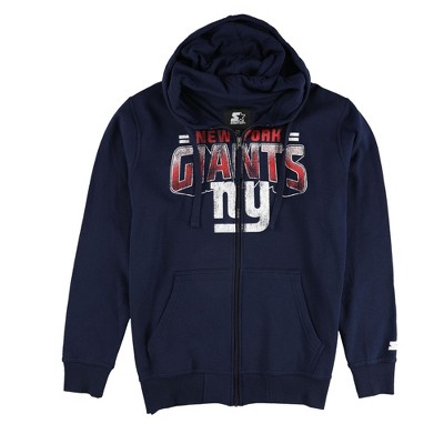 STARTER Mens New York Giants Hoodie Sweatshirt