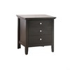 CAVINAS Modern Nightstand with 3 Drawers, Side Table Bedside Table with Round Handles for Bedroom, Living Room - 2 of 4