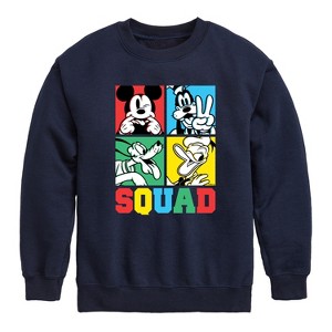 Boys' - Disney - Squad Grid Graphic Long Sleeve Fleece Sweatshirt - 1 of 4