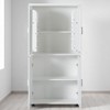Tall Bathroom Storage Cabinet with 4 Doors, Adjustable Shelves, Freestanding Floor Cabinet Organizer, MDF Cabinet for Bathroom - 4 of 4