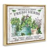 Stupell Industries Organic Fresh Herbs Floating Frame Canvas Art - 2 of 4