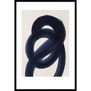 28" x 41" RJ Japandi 5 by Simon West Framed Wall Art Print Black - Amanti Art: Large Zen Lithograph, Modern Decor - 1 of 4