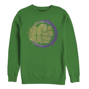 Men's Marvel Avengers: Endgame Smudged Hulk Sweatshirt - 1 of 3