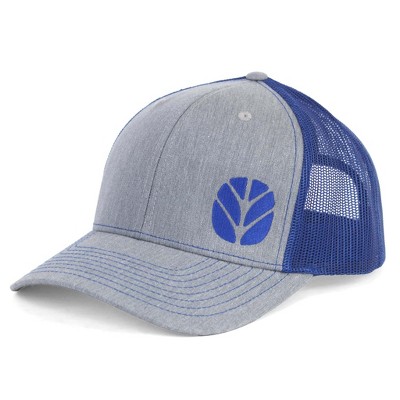 New Holland Richardson Heather Gray Cap with Royal Blue Mesh Back 695990