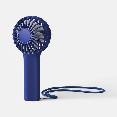 Handheld Fan - heyday™ Oxygen Blue: Portable Rechargeable USB Battery-Powered