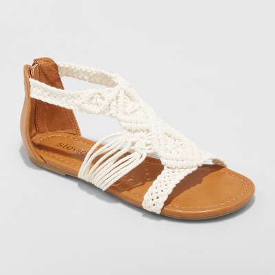 girls cream sandals