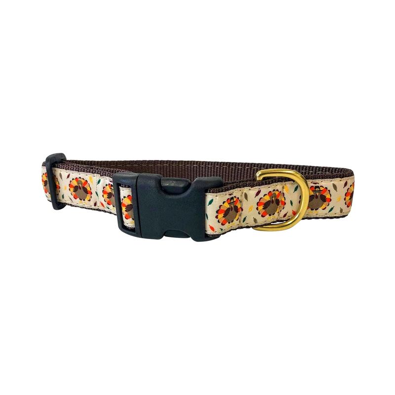 Midlee Thanksgiving Turkey Buckle Dog Collar- Made in The USA, 3 of 4