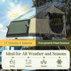 Erommy Rooftop Tent Hard Shell Truck Bed Tent for Camping, Waterproof SUV Tent with Air Mattress, All-Weather Car Tent for 2 Person - 4 of 4