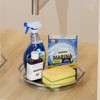 LunaLulinlk 2 Pack Lazy Susan Turntable Organizer for Cabinet Refrigerator 9.25'' + 10.6'' Rotating Lazy Susan, Transparent - 4 of 4