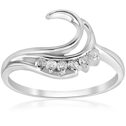 5/8ct Diamond Ring Guard Enhancer 14K White Gold