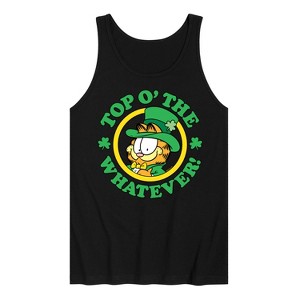Men's - Garfield - Top O' The Whatever St. Patrick's Day Graphic Tank Top - 1 of 3