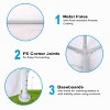 10'x10' Party Tent, Commercial Gazebo Tent With 4 Removable Walls, Windows, Zipper Door, Portable Canopy Tent - 4 of 4