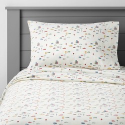 Details about   Pillowfort Microfiber Tiny Triangles Sheet Set 3 pc TWIN Green White BRAND NEW 