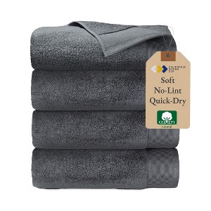 Luxury Bath Towel Set, Softest 100% Cotton by California Design Den - 1 of 4