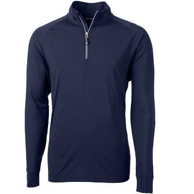 Cutter & Buck Adapt Eco Knit Stretch Recycled Mens Quarter Zip Pullover ...