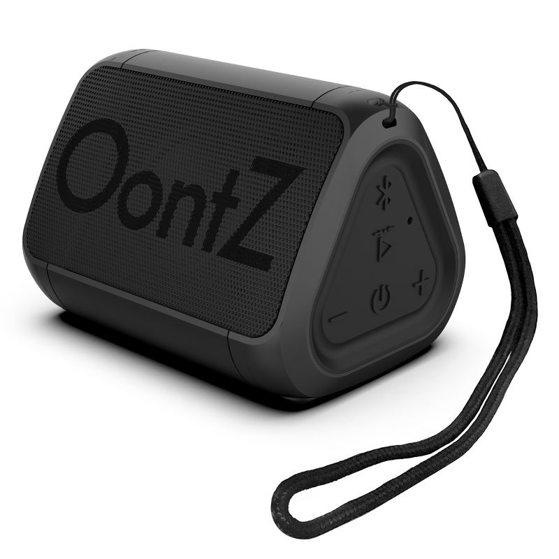 OontZ Solo Bluetooth Speaker, IPX5 Water Resistant, 5 Watts, 100' Wireless Range, Black, 1 of 9
