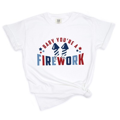 Simply Sage Market Baby You're A Firework Stars Garment Dyed Tee