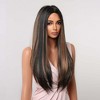 Jessie's Wig 24 Inch Silky Straight Wig Synthetic Wig Balayage Color 1Pc/Pack - 4 of 4