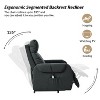Set of 2 Miriam Upholstered Lift Assist Power Recliner Chair for Elderly| ART OF LIVING DESIGNS - 3 of 4