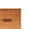NicBex 2 Drawers Nightstand with Cutout Handles,Bedside Table with Storage Space,Mid-Century Modern Side Table for Bedroom - 4 of 4