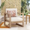 CAVINAS Outdoor Acacia Wood Patio Chairs with Waterproof Deep Seating,Wooden Patio Furniture for Porch,Garden,Balcony,Brown - 2 of 4