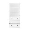 NicBex 70.9" Freestanding Bathroom Storage Cabinet,Bathroom Floor Cabinet with Drawers,Linen Tower with Adjustable Shelves for Bath/Laundry Room,White - 2 of 4
