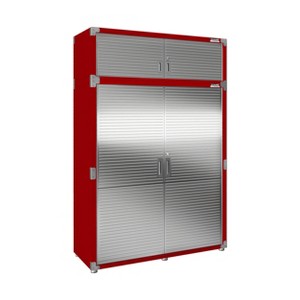 Seville Classics UltraHD 2-Piece Extra-Wide Storage Cabinet Set, 60" x 24" - 1 of 4