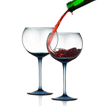 Berkware Sophisticated Oversized Colored Wine Glass - 18.7oz