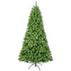 TIRAMISUBEST 6/9FT Christmas Tree Memory Wire with Tips Hinged PVC Easy Assembly Holiday Xmas Tree Indoor Decor - 3 of 4