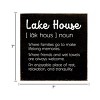 Slickblue Lake House Wood Wall Sign – Rustic 7x7 Décor – Family, Friends & Relaxation Quote, Color Options - 3 of 3