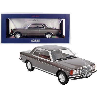 1980 Mercedes Benz 280 CE Anthracite Gray Metallic 1/18 Diecast Model Car by Norev