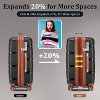 KWPZQEB Luggage Sets 4 Pcs, PP Lightweight Suitcases with Spinner Wheels, 24/28" with Expandable, Hardshell Luggage Sets with TSA Lock (14/20/24/28") - 4 of 4