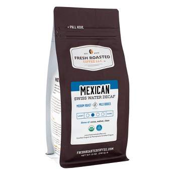 Fresh Roasted Coffee, Organic Mexican Decaf, Ground Coffee