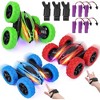 2-Pack 360¡ã RC Stunt Cars with Gravity Control - 4WD Off-Road, Double-Sided Driving, 2 Remotes & 2 Handles, for Kids & Adults - 2 of 4