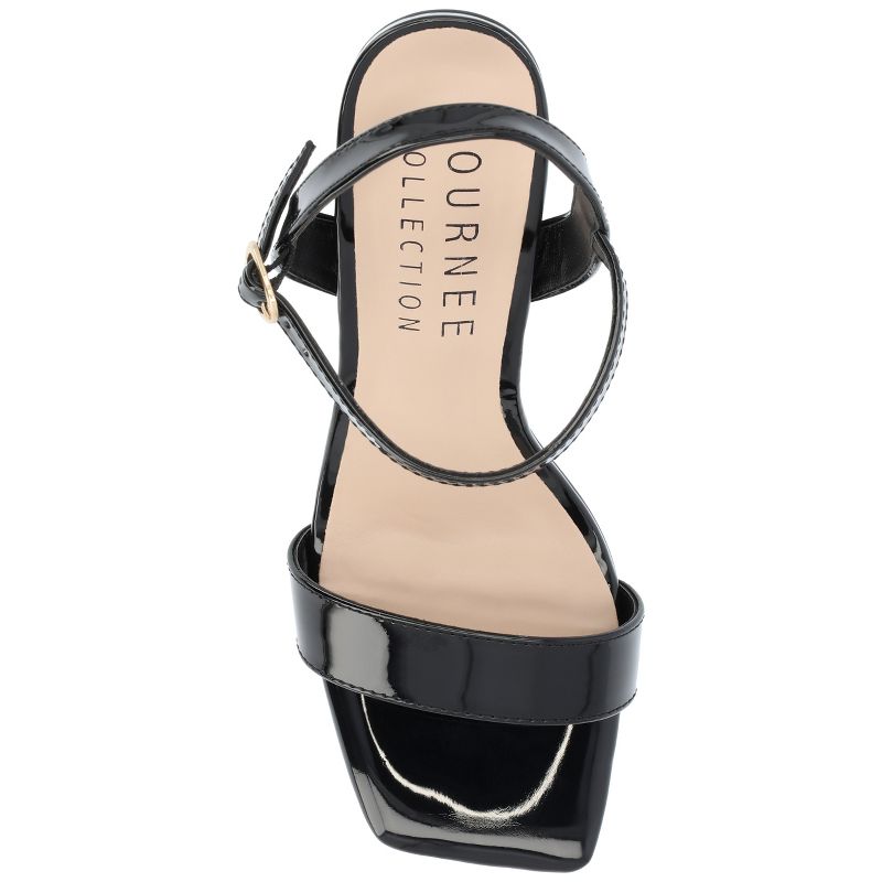 Journee Collection Womens Medium and Wide Width Tivona Tru Comfort Foam Mid Heel Ankle Strap Sandals, 5 of 11