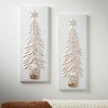 22"H Sullivans Embossed Tree Wall Decor Set; White - 3 of 3