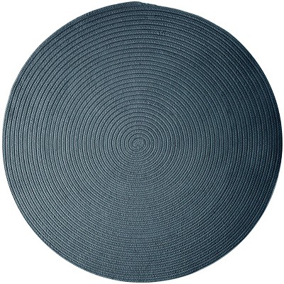 Colonial Mills Boca Raton - Lake Blue 7 Ft round Round Rug Indoor/Outdoor 100% Polypropylene
