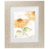 Trademark Fine Art Sheila Golden Summer Sunflowers Matted Framed Art - 2 of 4