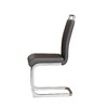 CAVINAS Modern Dining Chairs, Faux Leather High Back Upholstered Side Chair with C-shaped Tube Metal Legs, Guest Office Chair - 3 of 4