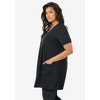 Roaman's Women's Plus Size Two Pocket Soft Knit Tunic - 4 of 4