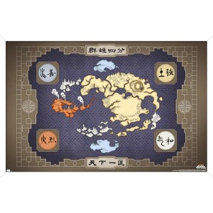 Trends International Avatar - Map Framed Wall Poster Prints - 1 of 4